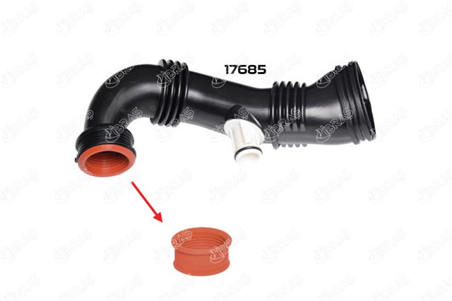 TURBO HORTUM CONTASI PARTNER TEPEE - P107 - P206 - P207 - P307 - P308 - P1007 - EXPERT III - C2 - C4 - BERLINGO 1.6HDI