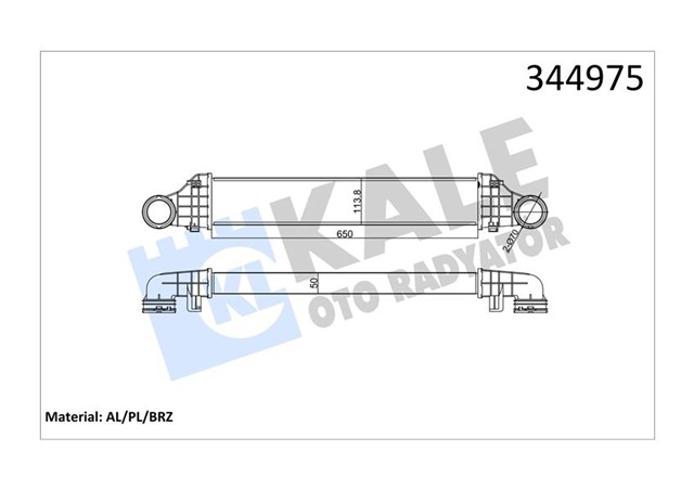 TURBOSARJ RADYATORU MERCEDES E - CLASS W211 S211