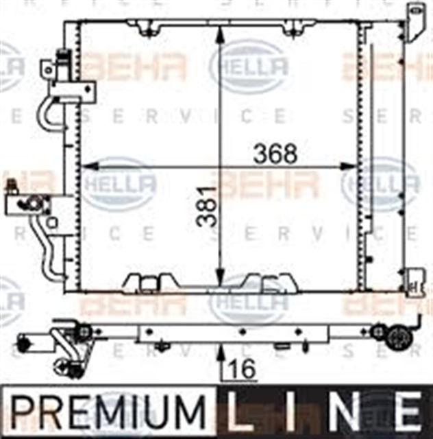 KLIMA RADYATORU ASTRA H ZAFIRA B Z13DTH Z17DTH Z19DT Z19DTH 2006