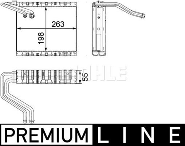 EVAPORATOR DISCOVERY SPORT L550 FREELANDER 2 L359 RANGE ROVER EVOQUE L538 PREMIUM LINE