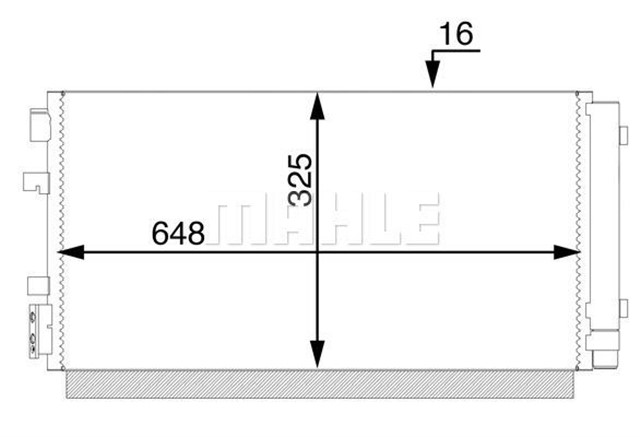 A/C - KONDENSATOR RENAULT MEGANE/FLUENCE