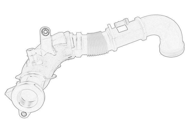 HAVA FILTRE KUTU ALT HORTUMU BOXER 3 - JUMPER 3 EURO 5