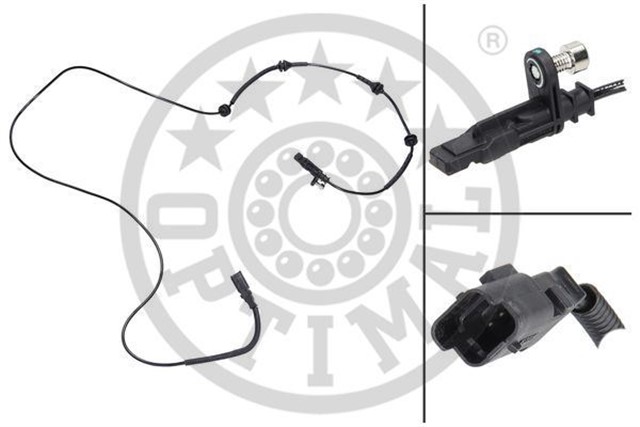 TEKERLEK HIZ SENSORU C6TD 4076D - 407 COUPE6C - 407 SW6E