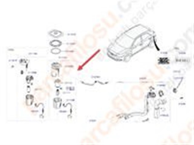 YAKIT DEPOSU HYUNDAI I20 BENZINLI 1.2 - 1.4 - 1.6 08 - 14