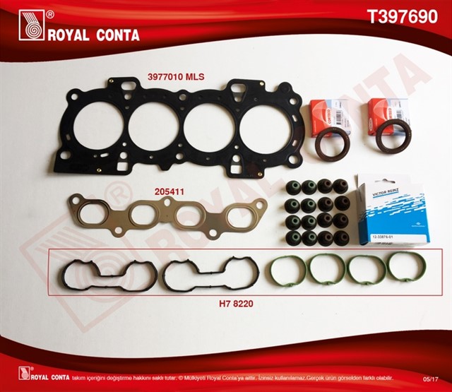 UST TAKIM CONTA REINZ KECELI S LASTIKLI SUBAP KAP.CONTASIZ FOCUS 98 04 FIESTA 1.6 16V ZETECH SE MOTOR