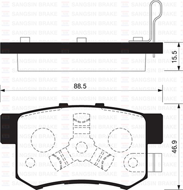 ARKA BALATA CRV II 2.0 - 2.4 VTEC - 2.2CTDI 02 - 06 CRV III 2.0I VTEC - 2.2ICTDI 01 - 07 GDB3438