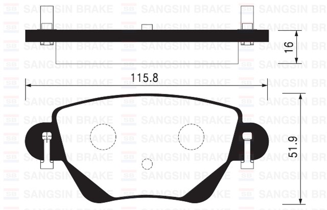 ARKA BALATA KNG 01 MONDEO 00 - 07 JAGUAR XTYPE 01 - 09 GDB1525 - GDB1435