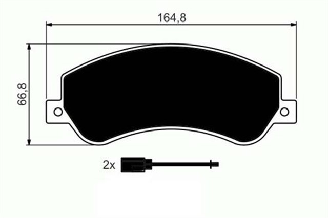 ON FREN BALATASI TRANSIT V348 06 14 A.CEKER 11 / VW AMAROK 2.0TDI 10 FISLI