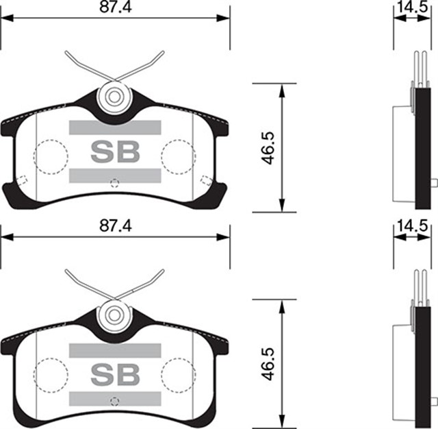 ARKA BALATA AVENSIS 1.8 VVTI - 2.0 VVTI 01 - 03
