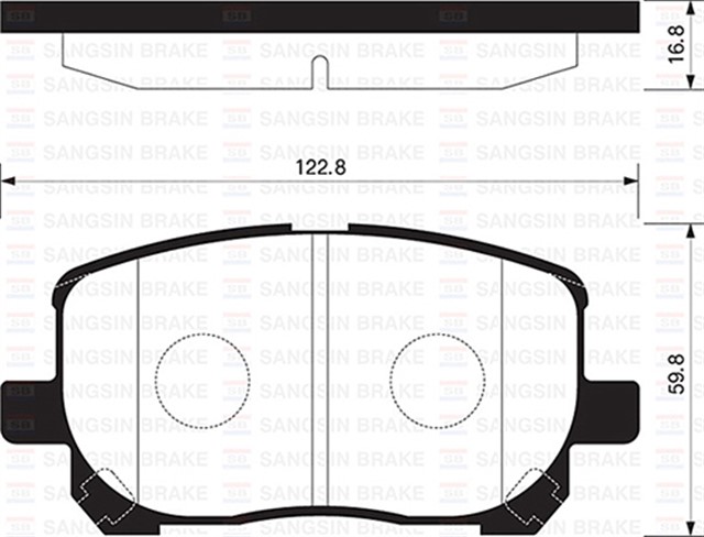 X ON BALATA TOYOTA AVENSIS VERSO 2.0 2.0D 2001 - 2009 MATRIX 1.8 2002 - 2004 GDB3315