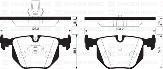 ARKA BALATA E83 X5 3.0I - 4.4I 00 X5 5.30D 01 - 08 E46 00 - 05 M3 CLS 03 GDB1527 - GDB1119 - GDB1304