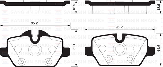 ARKA BALATA BMW E81 02 - 12 E87 04 - 12 F20 10 E90 - E91 - E92 - E93 05 MINI 10 GDB1612