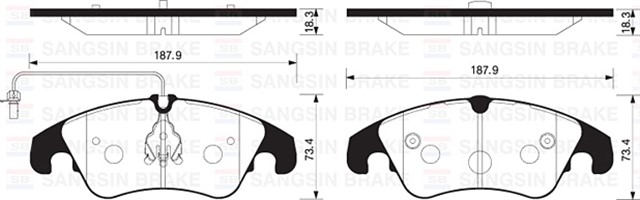 FREN BALATASI ON A4 - A5 - A6 - A7 - Q5 08 - 