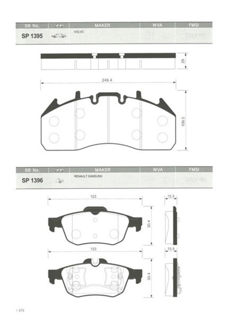 BALATA ARKA DISK RENAULT SAMSUNG SM5 - SM7 11