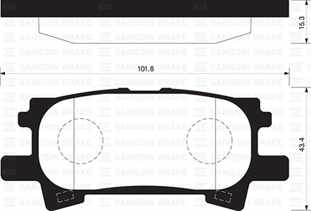 ARKA BALATA LEXUS RX 300 - 350 - 400 03 - 08 TUM TEKERLEKLERI CEKISLI GDB3339
