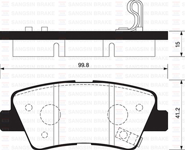 ARKA BALATA DISK HYUNDAI ACCENT BLUE - ELANTRA - I30 - I40 - SONATA 11 - I10 13 - KIA SOUL 09 GDB3495 - GDB3494