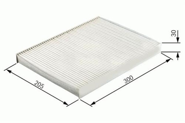 POLEN FILTRESI [KARBONLU] A4 - A6 00 - 08