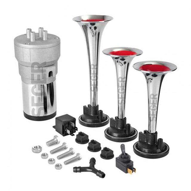 KORNA KOMPRESORLU UC PLASTIK BORULU 12V KROM RENKLI