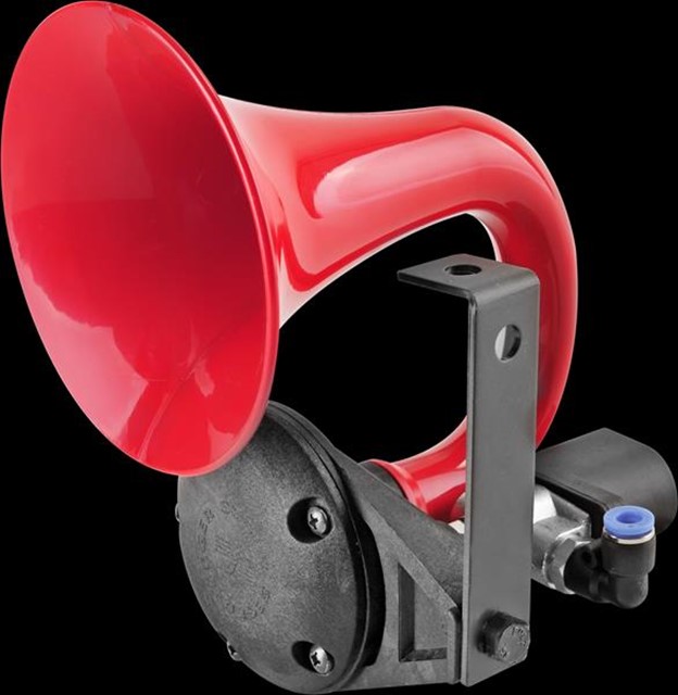 TEK BORULU HAVALI KORNA 12V UNICHORN - TEK BOYNUZ