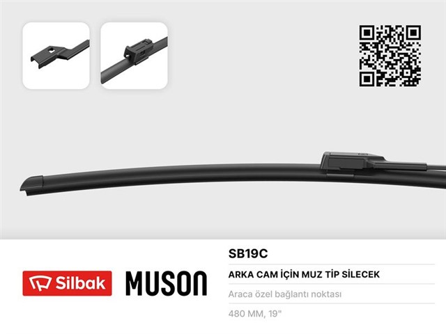 SILECEK SUPURGESI 480MM MUZ TIPI ARKA MONDEO III 07 - 5 KAPI