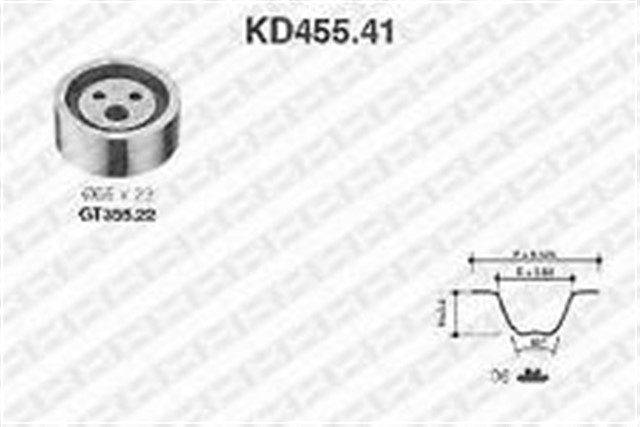 EKSANTRIK GERGI KITI RENAULT CLIO II 01 KANGOO 97 MEGANE 96 DACIA LOGAN 04 SANDERO 08 SOLENZA 04 1.4 - 1.6 E7J - K7J - K4M 096X170