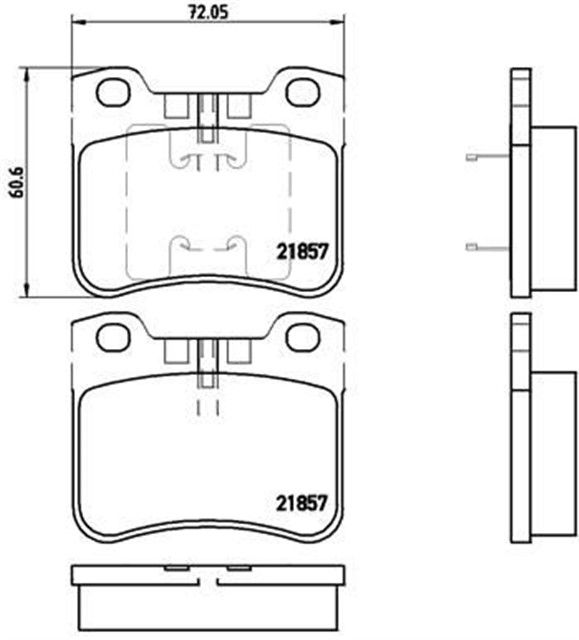 ON BALATA SAXO 1.1 1.4VTS 1.6 1.6VTS 1.5D 96 - 03