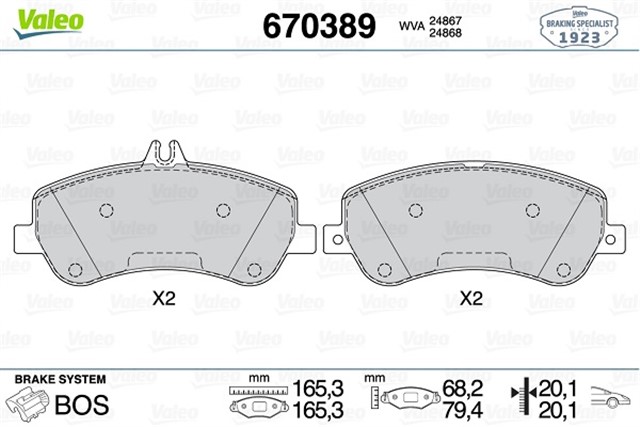 ON BALATA MERCEDES GLK - SERISI 280 4 - MATIC 300/350/220CDI/250CDI/320CDI/350CDI 06/08
