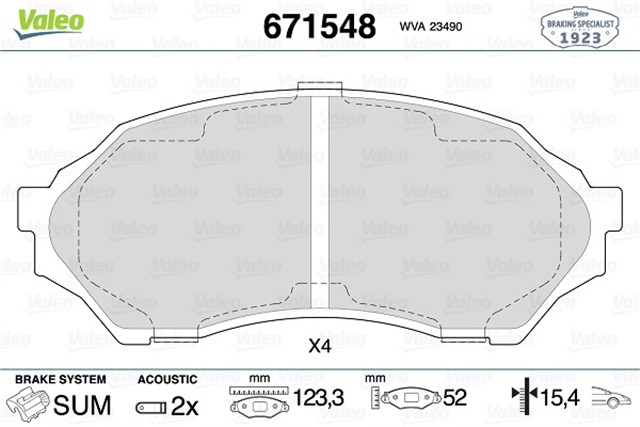 ON BALATA MAZDA 323 F - S VI 01 - 04