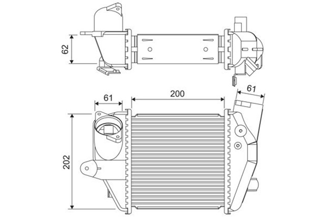 TURBO RADYATORU MAZDA 5