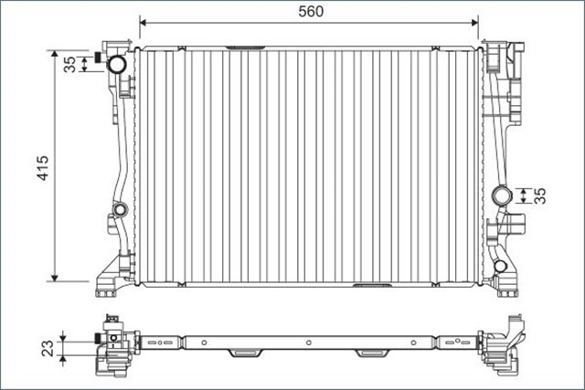 MOTOR SU RADYATORU MERCEDES X156 W176 W246 C117