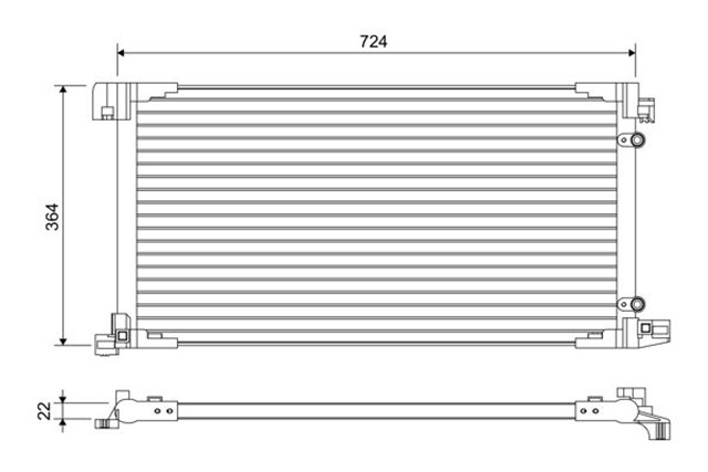 KONDENSER TOYOTA PRIUS PHV
