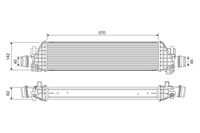 TURBO RADYATORU OPEL VAUXHALL MOKKA