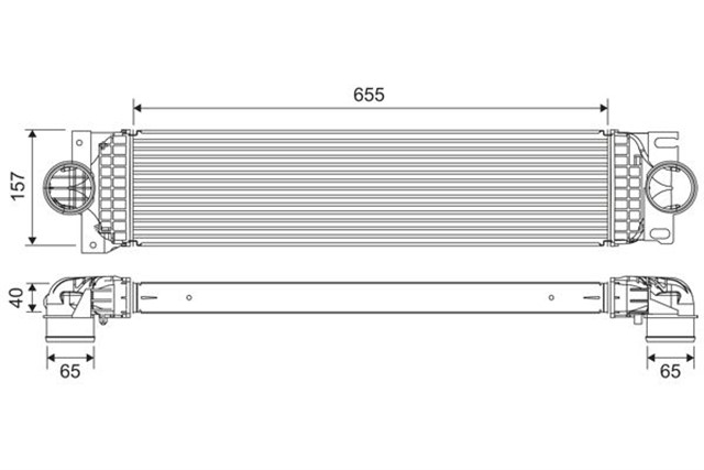 TURBO RADYATORU FORD GALAXY S - MAX
