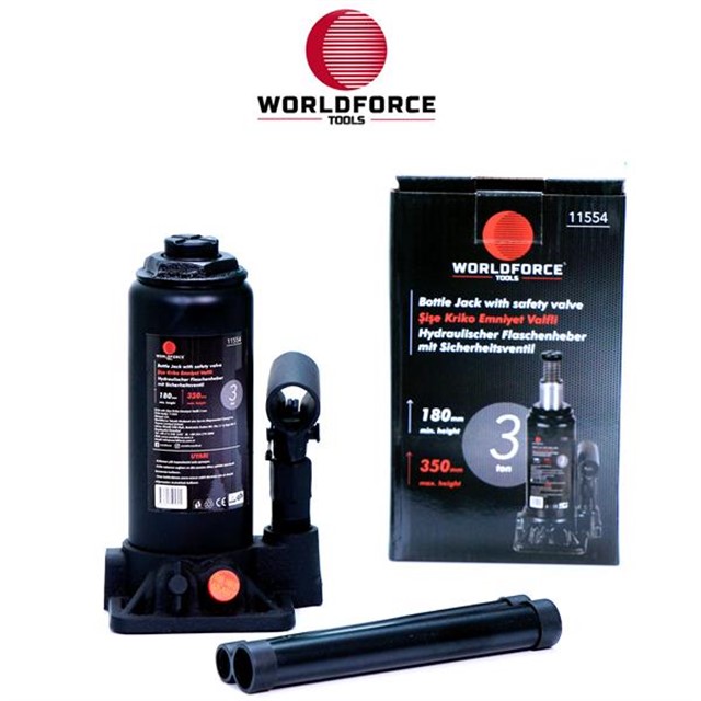 HIDROLIK SISE KRIKOSU 3 TON 180 - 350MM GARAJ EKIPMANLARI HIRDAVAT