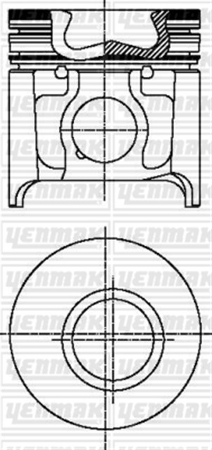 MOTOR PISTON SEGMAN DUCATO - MASTER - BOXER - JUMPER - MOVANO 2.8 TD 94.40 CAP STD CUKURLU