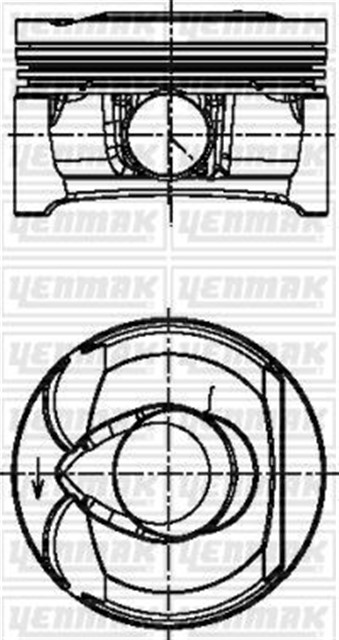 MOTOR PISTON SEGMAN STD 207 - 208 - 308 - 508 - 3008 - 5008 - C4 - C5 - DS3 - DS4