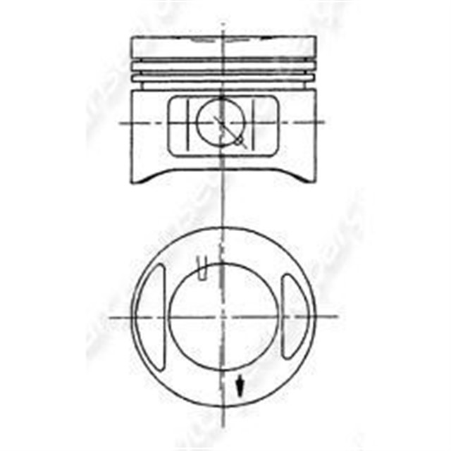 MOTOR PISTON SEGMAN 0.40 GRANDE PUNTO 1.2