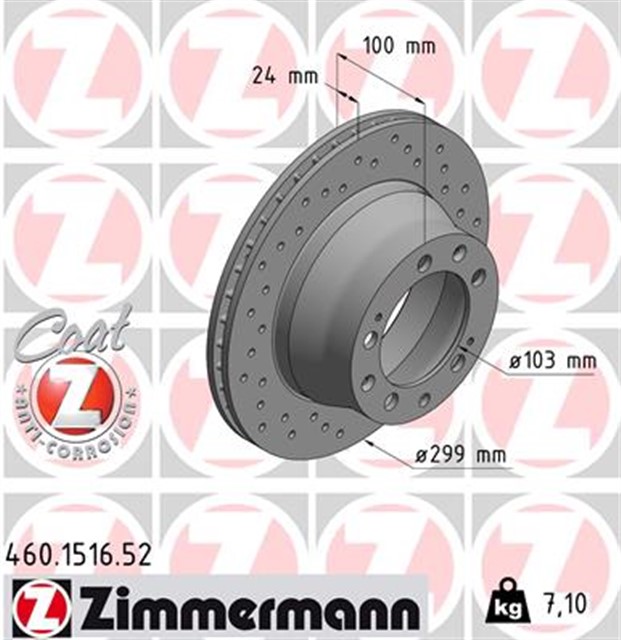 FREN DISKI DELIKLI 986478419 - DF6336