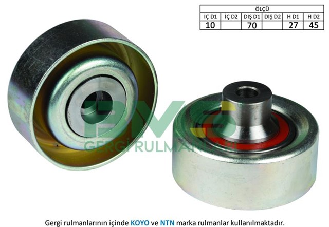 ALTERNATOR GERGI RULMANI P206 - 207 - 307 1.4HDI - 1.6HDI 04 - - C2 - C3 1.4HDI - 1.4 16V - 1.6 16V KLIMALI