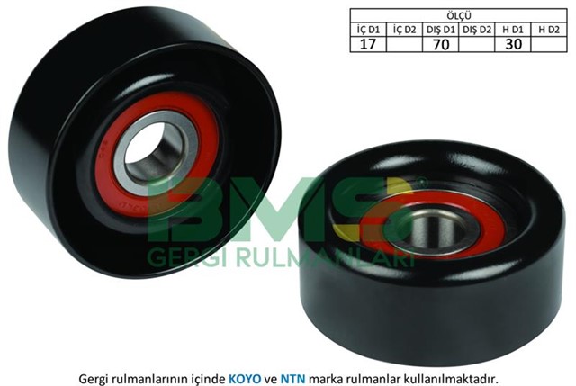 ALTERNATOR GERGI RULMANI 17 70 30 SAC HYUNDAI : TUSCON IX35 SONATA KIA: SORENTO CERATO SPORTAGE