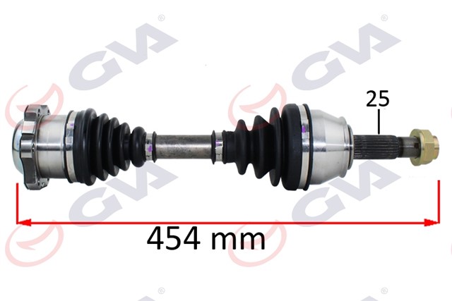 KOMPLE AKS SOL PALIO - ALBEA 1.3 MTJ 03 - 07 454MM