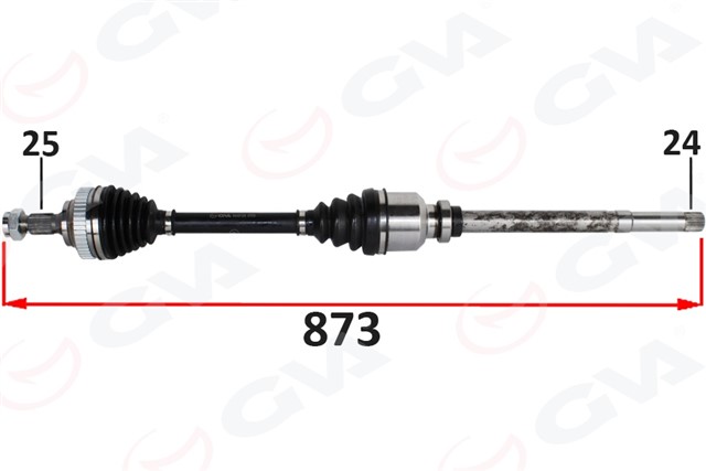KOMPLE AKS ON SAG PSA PARTNER ORTA KASA 1.6 HDI ABSLI 03 - 08