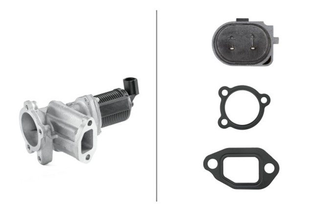 EGR VALFI ELEKTRONIK ALFA - MITO - DOBLO - FIORINO - IDEA - LINEA - PUNTO EVO - QUBO - PUNTO - ASTRA H - CORSA D