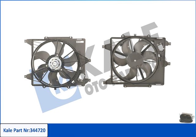 FAN MOTORU PERVANELI CLIO II - KNG 97 MGN I - SCENIC I 99 - 03 AC