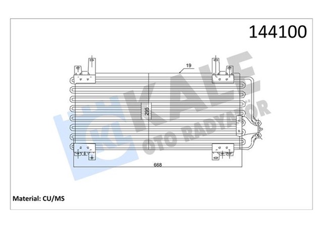 KONDENSER 2 SIRA AL CU 21