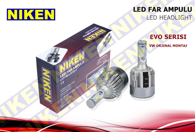 AMPUL 12V H7 LED XENON SET VW GOLF IV - POLO ORJ.MONTAJ EVO SERISI