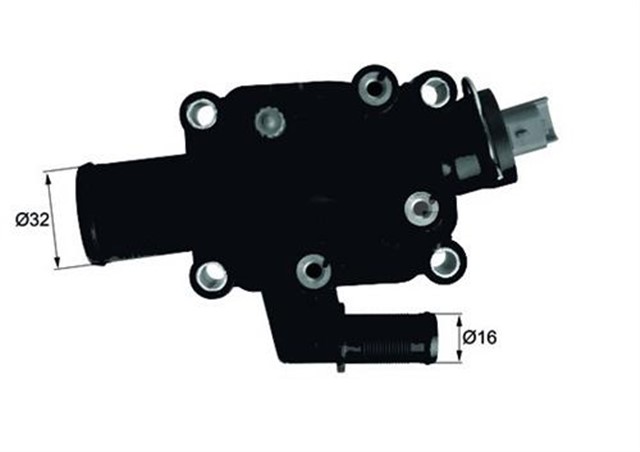 TERMOSTAT KOMPLE BERLINGO 1.6 16V 04/08 - C2 - C3 - C4 1.4 - 1.6 16V 04 - P207 - P307 1.6 16V 08