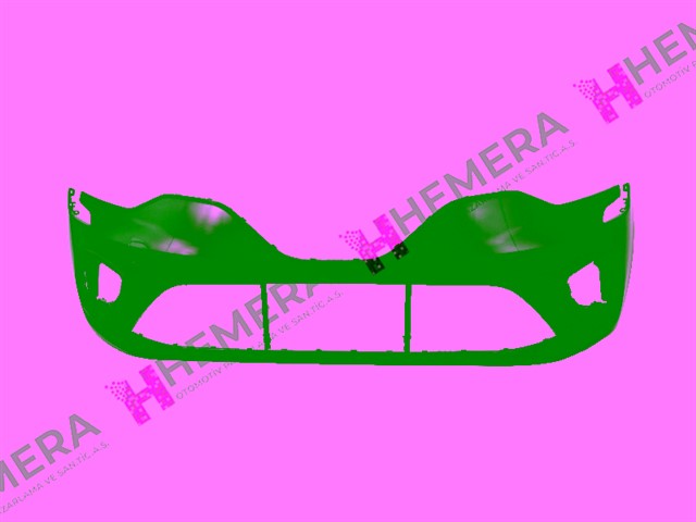 TAMPON ON SISLI SIYAH MAT SENSORSUZ RENAULT CLIO V 2020