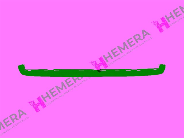 SPOYLER TAMPON ON RENAULT MEGANE III 2012 - 2015