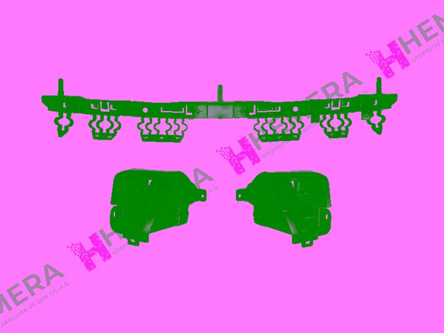 BRAKET TAMPON ARKA SET RENAULT CLIO V 2020